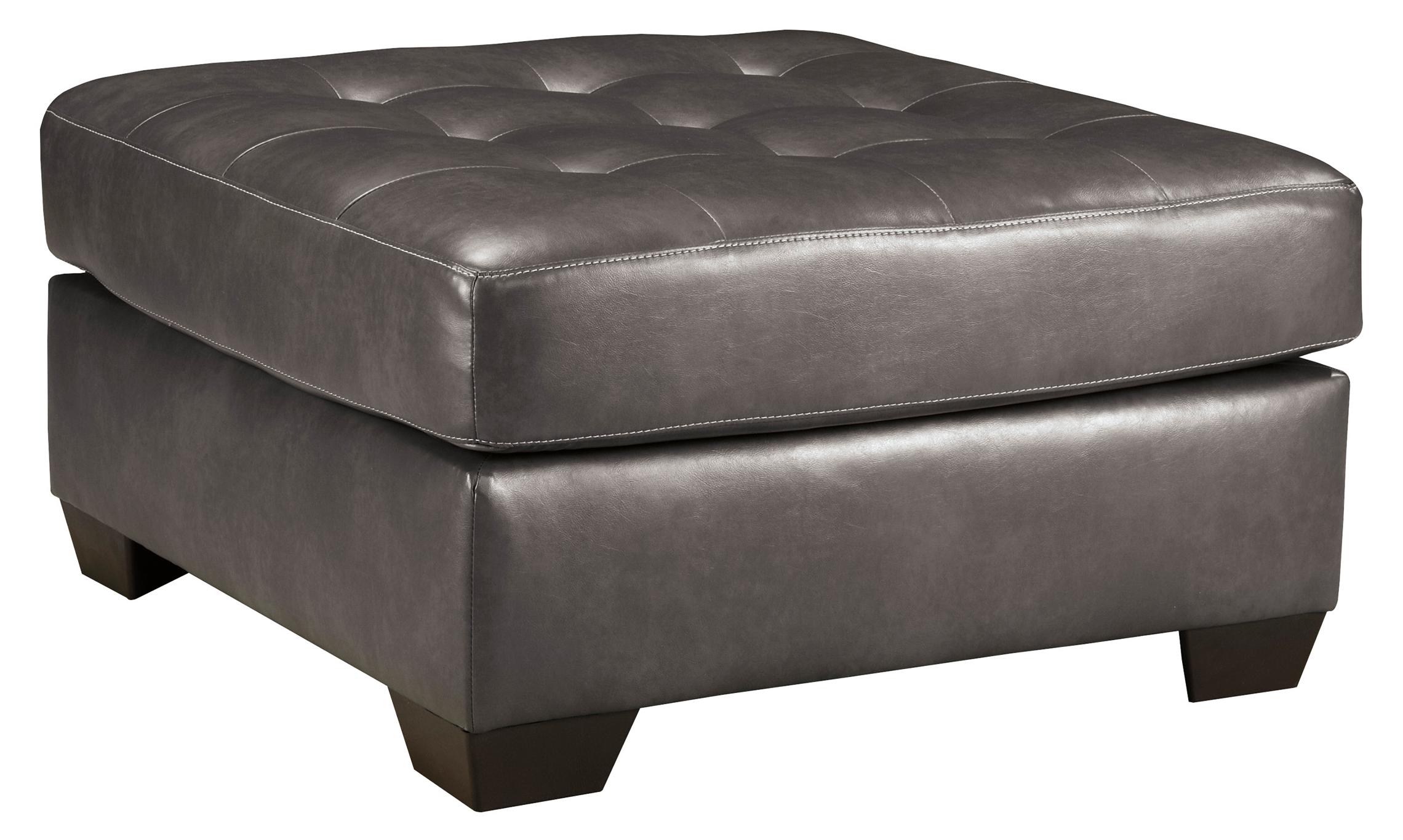 Signature Design by Ashley Alliston DuraBlend® Gray 2010208 Oversized Accent Ottoman w
